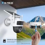 HIFOCUS 3MP Dual Lens 4G Solar CCTV Camera with Dual View, PT Control, Color Night Vision, PIR Motion Detection & Two-Way Audio - Image 4