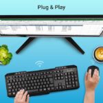 ZEBRONICS Companion 151 Wireless Keyboard & Mouse Combo | 2.4GHz Wireless | 107 Keys | 1200 DPI Mouse | 8 Hotkeys - Image 5