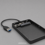 Tectron 2.5" SATA SSD/HDD Enclosure Casing | USB 3.1 SuperSpeed External Hard Drive Case | Tool-Free Mobile Storage Shell for 2.5-Inch SATA SSDs and HDDs - Image 3