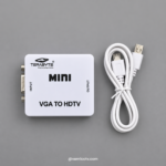 Mini VGA to HDMI Converter Adapter with USB Power Cable for PC Laptop DVR TV Projector