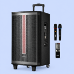 Thunder 1211 Wireless BT Trolley Speaker with 12 Inch Woofer, Bluetooth, USB, FM Radio & RGB Party Lights