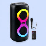 SoundPro 210 Wireless BT Party Speaker with Bluetooth, RGB Lights, USB Playback, FM Radio & Deep Bass Sound