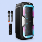 SoundPro 300 Wireless BT Party Speaker with Bluetooth, RGB Lights, USB Playback, FM Radio & Deep Bass Sound