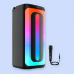 MS304 Wireless BT Party Speaker with Powerful Sound, RGB LED Lights, TWS Support & Rechargeable Battery
