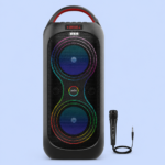 MS309 Wireless BT Party Speaker with Deep Bass, RGB LED Lights, TWS Connectivity & Rechargeable Battery