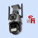 SIOVS CCTV WiFi Dual Lens PTZ 1080P HD Security Camera | Dual Screen View | Two-Way Audio | Night Vision | Wireless CCTV Camera