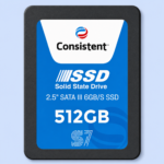 Consistent 512GB SATA SSD Internal Solid State Drive for Laptop & Desktop