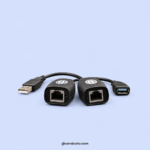 High-Performance USB to RJ45 RJ-45 Extension Adapter Set (Up to 150ft) - Image 2
