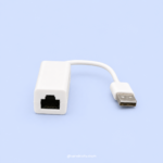 Premium USB 2.0 to RJ45 Fast Ethernet LAN Network Adapter Dongle | High-Speed Wired Internet Converter for Laptops, PC & Mac (White) - Image 2