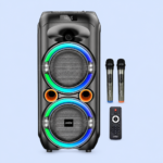 Party 208 Wireless BT Party Speaker with Deep Bass, RGB LED Lights, TWS Function & Rechargeable Battery