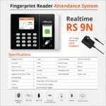 Realtime RS9n Biometric Attendance Machine - Image 2