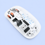 Zebronics Zeb Sheer 10 Dual Mode Wireless Mouse | Bluetooth + 2.4GHz Rechargeable Mouse with Silent Clicks - Image 4
