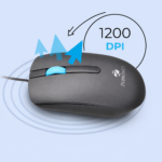Zebronics Juggle Wired USB Mouse 1200 DPI | 3 Buttons - Image 3