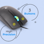 Zebronics Juggle Wired USB Mouse 1200 DPI | 3 Buttons - Image 5