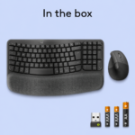 Logitech Wave Keys & Lift Vertical Ergonomic Wireless Combo
