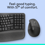 Logitech Wave Keys & Lift Vertical Ergonomic Wireless Combo - Image 3