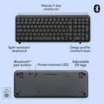 Logitech MK250 Bluetooth Wireless Keyboard & Mouse Combo - Image 3