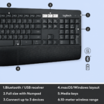 Logitech MK850 Wireless Keyboard & Mouse Combo - Image 3