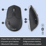 Logitech MK850 Wireless Keyboard & Mouse Combo - Image 4