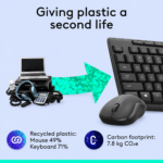 Logitech MK295 Silent Wireless Keyboard & Mouse Combo - Image 5