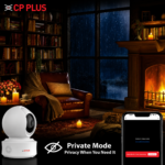 CP Plus CP-E41Q 4MP Wi-Fi PT Security Camera with Night Vision - Image 7