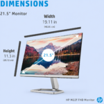 HP M22f 21.5-inch Full HD IPS Monitor | 75Hz AMD FreeSync - Image 4