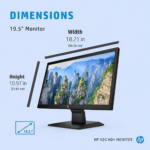 HP V20 20-Inch HD+ LED Monitor with Anti-Glare TN Panel - Image 2
