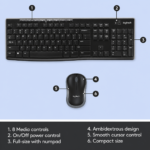 Logitech MK270r Wireless Keyboard and Mouse Combo - Image 4