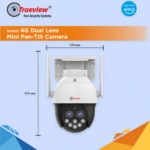 Trueview 4MP Dual Lens 4G SIM CCTV Camera 10X Zoom - Image 3