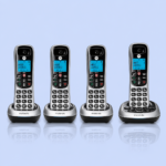 Motorola CD4014 DECT 6.0 Cordless Phone with 4 Handsets