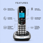 Motorola CD4014 DECT 6.0 Cordless Phone with 4 Handsets - Image 3