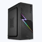 Zeb Lightning Gaming Cabinet | Premium RGB Mid Tower PC Case with Tempered Glass Side Panel