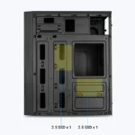 Zeb Lightning Gaming Cabinet | Premium RGB Mid Tower PC Case with Tempered Glass Side Panel - Image 3