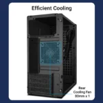 Zebronics Zeb Lumi Mini Tower Cabinet | Micro-ATX & Mini-ITX PC Cabinet with USB 3.0 and Efficient Cooling - Image 2