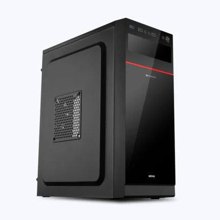 Zeb Nova Gaming Cabinet – Stylish Mid Tower PC Cabinet with Efficient Cooling Support
