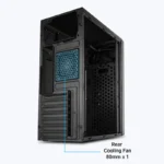 Zeb Quest Gaming Cabinet | Premium Mid Tower RGB PC Cabinet with Tempered Glass Side Panel - Image 3