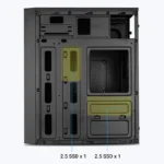 Zeb Quest Gaming Cabinet | Premium Mid Tower RGB PC Cabinet with Tempered Glass Side Panel - Image 4
