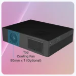 Zebronics Zeb Trim Slim Cabinet | mATX & Mini-ITX PC Cabinet with Dual USB 3.0 and ODD Support - Image 4