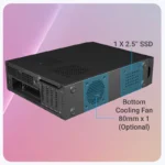 Zebronics Zeb Trim Slim Cabinet | mATX & Mini-ITX PC Cabinet with Dual USB 3.0 and ODD Support - Image 5