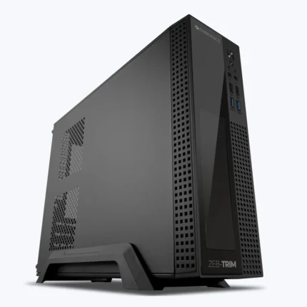 Zebronics Zeb Trim Slim Cabinet | mATX & Mini-ITX PC Cabinet with Dual USB 3.0 and ODD Support