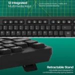 Zebronics Zeb Companion 120 Wireless Keyboard & Mouse Combo | 2.4GHz Wireless Combo with Multimedia Keys & Optical Mouse - Image 6