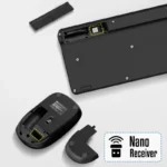 ZEBRONICS Zeb-Companion 111 Wireless Keyboard & Mouse Combo | 2.4GHz Wireless | 103 Keys | 1600 DPI Mouse | Multimedia Keys - Image 10