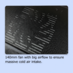 N19 Laptop Cooling Pad | 140mm Silent Fan | USB Powered Notebook Cooler for Laptops up to 14 Inch - Image 6
