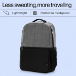 HP 320 15.6-inch Laptop Backpack 19L – Black & Gray - Image 2