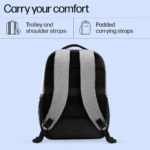 HP 320 15.6-inch Laptop Backpack 19L – Black & Gray - Image 4