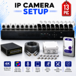 13 IP Camera Setup 6TB HHD Storage | P