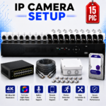 15 IP Camera Setup 2TB HHD Storage | P