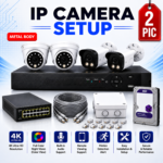 2 IP Camera Setup 500GB HHD Storage | PRO M
