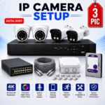 3 IP Camera Setup 500GB HHD Storage | PRO M