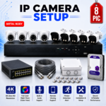 8 IP Camera Setup 2TB HHD Storage | PRO M